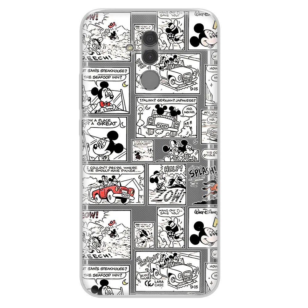 Mickey Mouse Comic Strip Huawei Mate 20 Lite Clear Tpu Case