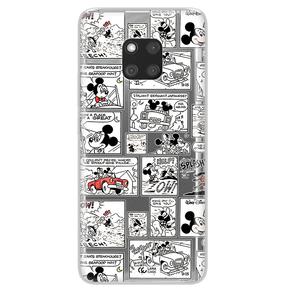 Mickey Mouse Comic Strip Huawei Mate 20 Pro Clear Tpu Case