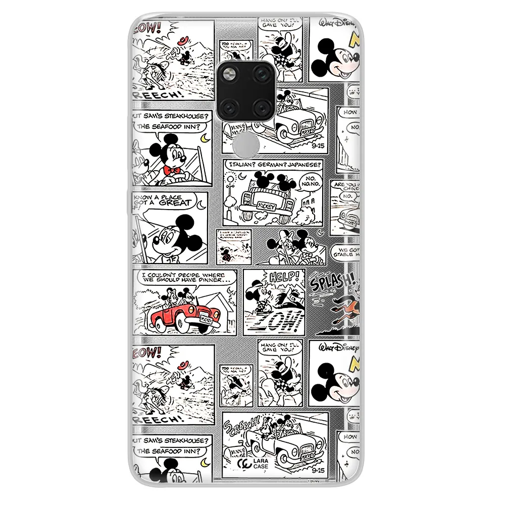 Mickey Mouse Comic Strip Huawei Mate 20X Clear Tpu Case
