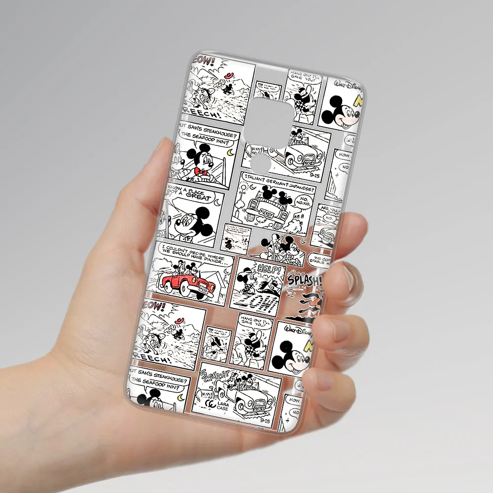 Mickey Mouse Comic Strip Huawei Mate 20X Clear Tpu Case