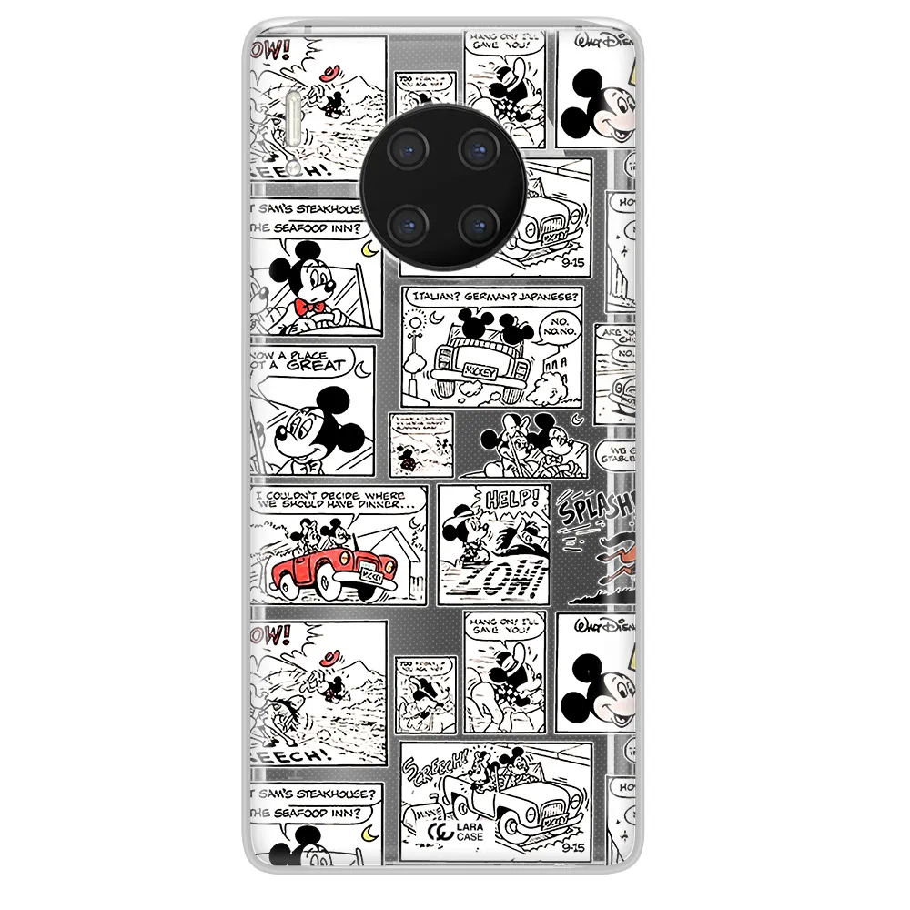 Mickey Mouse Comic Strip Huawei Mate 30 Pro Clear Tpu Case
