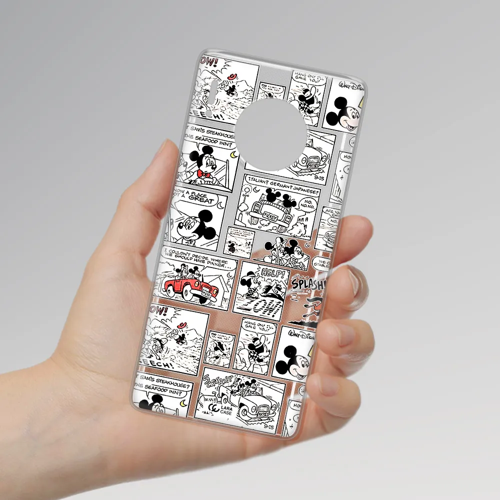 Mickey Mouse Comic Strip Huawei Mate 30 Pro Clear Tpu Case