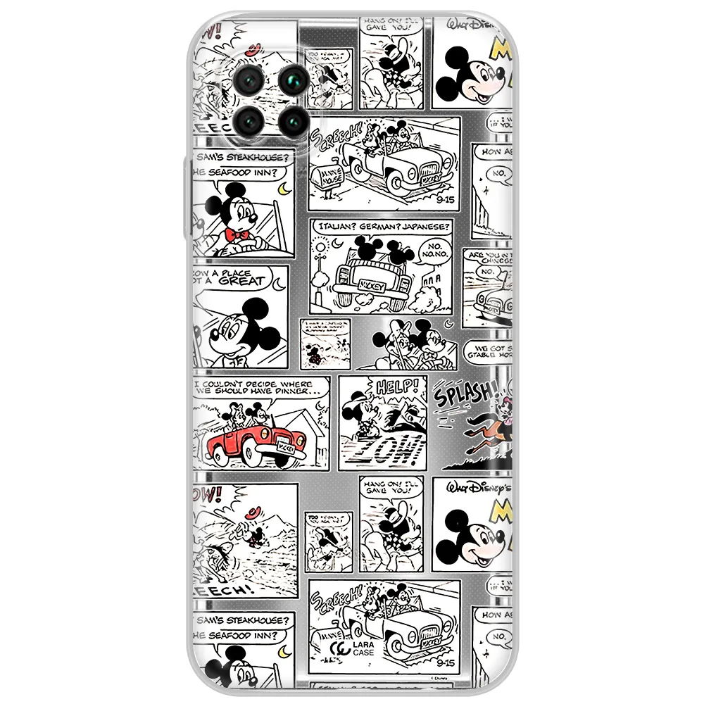 Mickey Mouse Comic Strip Huawei Nova 7I Clear Tpu Case