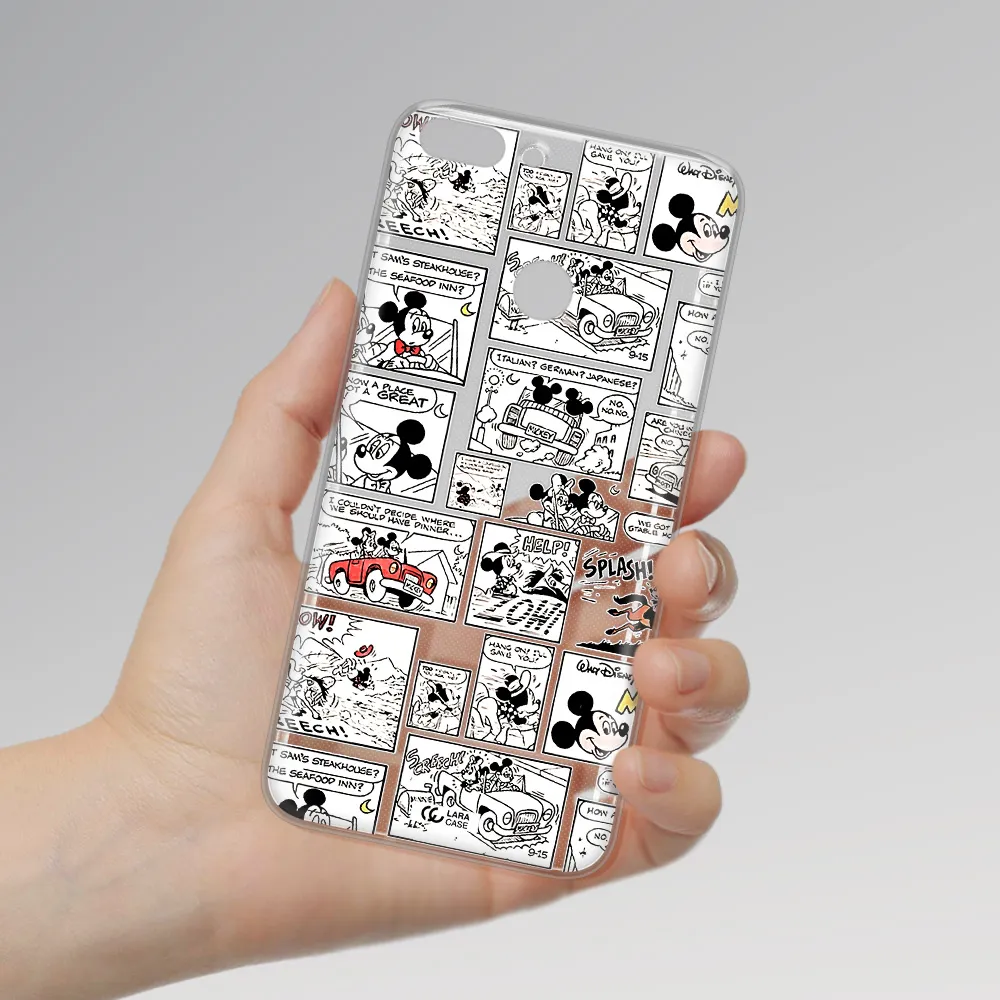 Mickey Mouse Comic Strip Huawei P Smart 2017 Clear Tpu Case