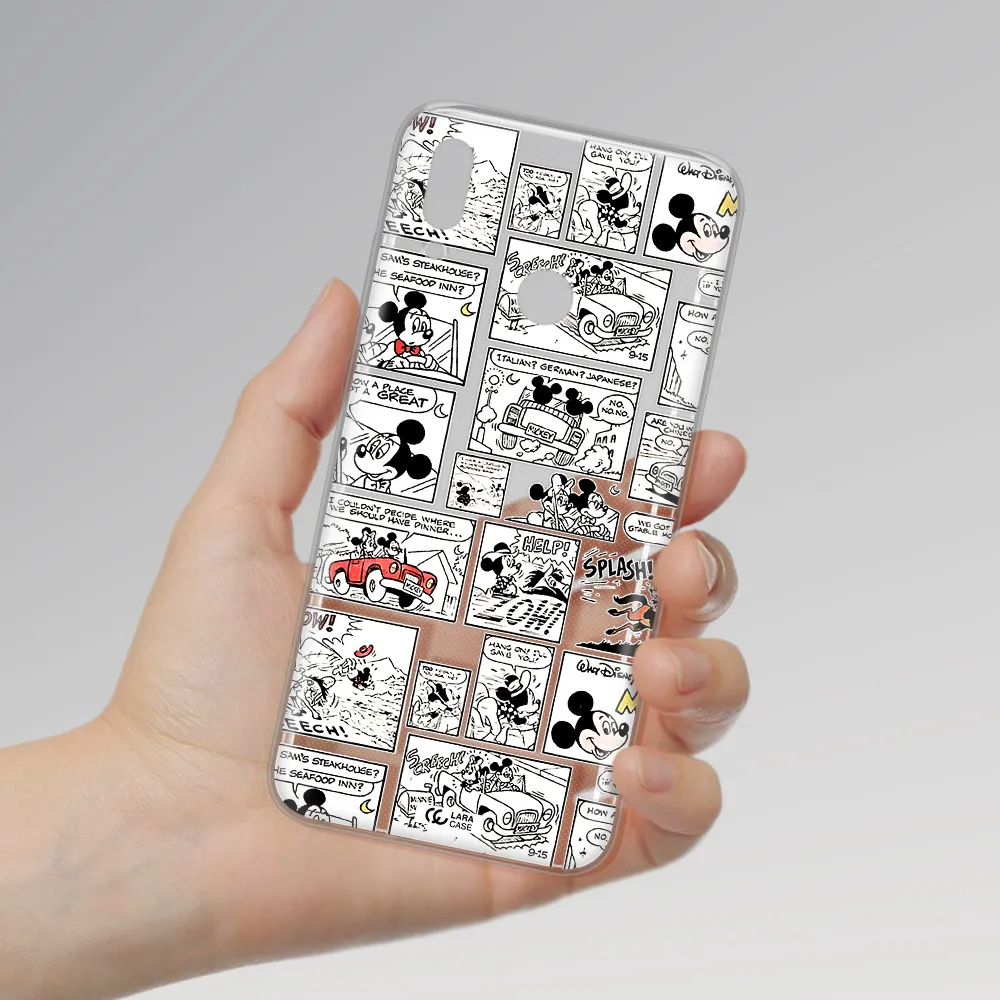 Mickey Mouse Comic Strip Huawei P Smart 2019 Clear Tpu Case