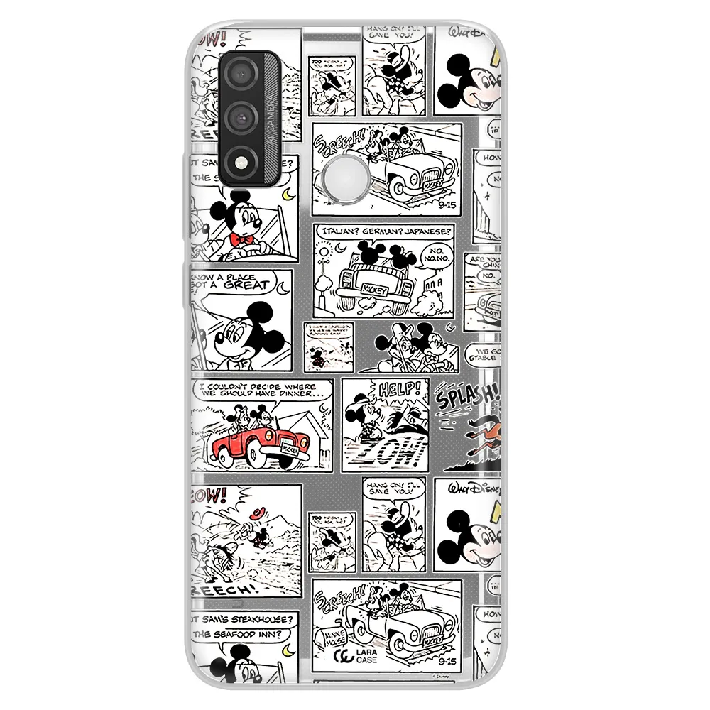 Mickey Mouse Comic Strip Huawei P Smart 2020 Clear Tpu Case