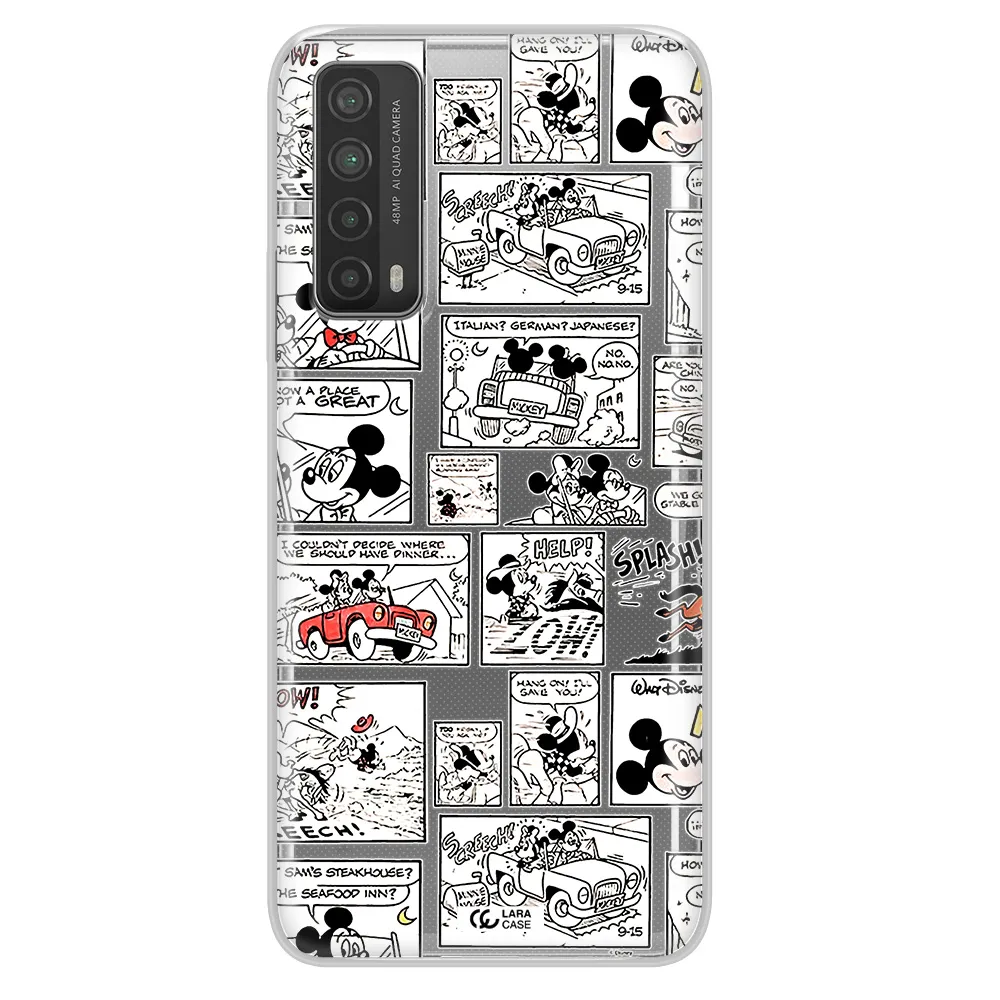 Mickey Mouse Comic Strip Huawei P Smart 2021 Clear Tpu Case