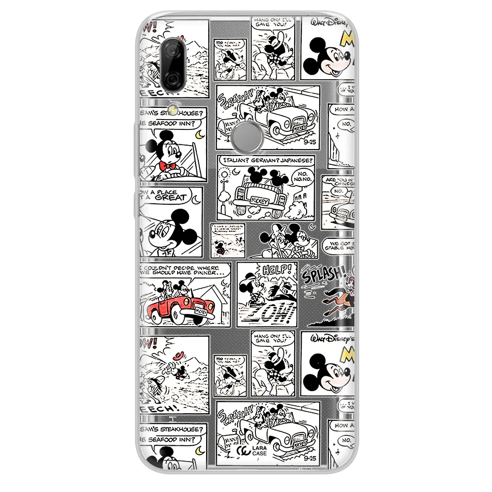 Mickey Mouse Comic Strip Huawei P Smart Z Clear Tpu Case