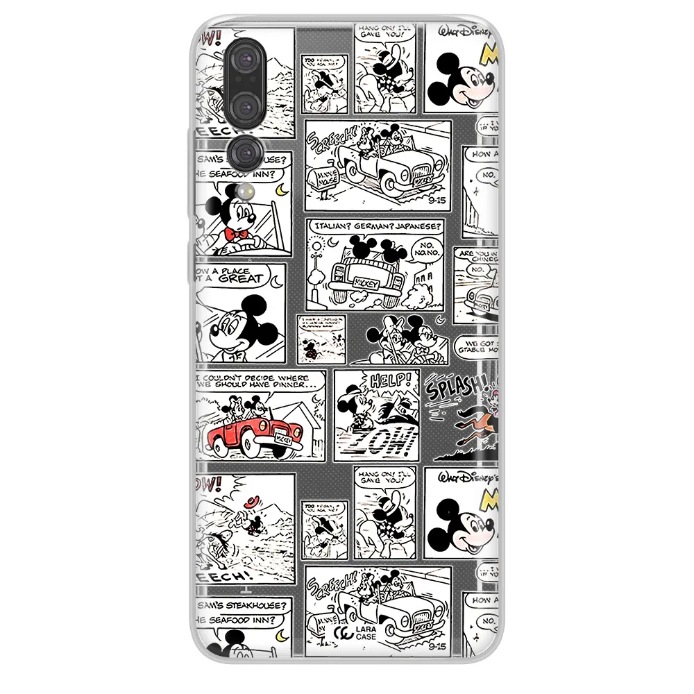 Mickey Mouse Comic Strip Huawei P20 Pro Clear Tpu Case