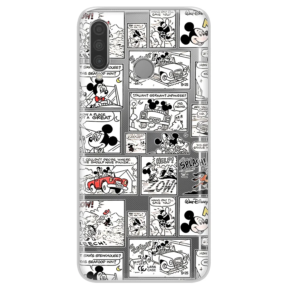Mickey Mouse Comic Strip Huawei P30 Lite Clear Tpu Case