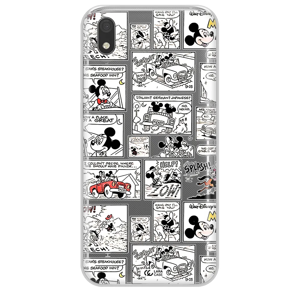 Mickey Mouse Comic Strip Huawei Y5 2019 Clear Tpu Case