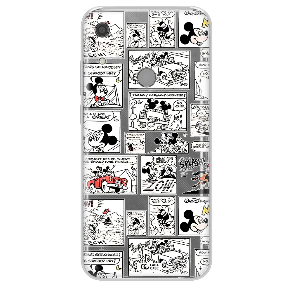 Mickey Mouse Comic Strip Huawei Y6S Clear Tpu Case