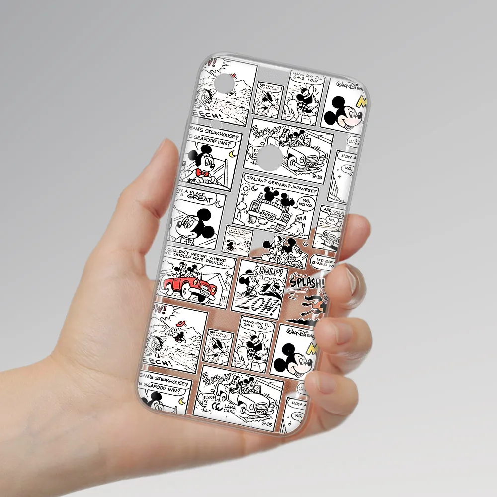 Mickey Mouse Comic Strip Huawei Y6S Clear Tpu Case
