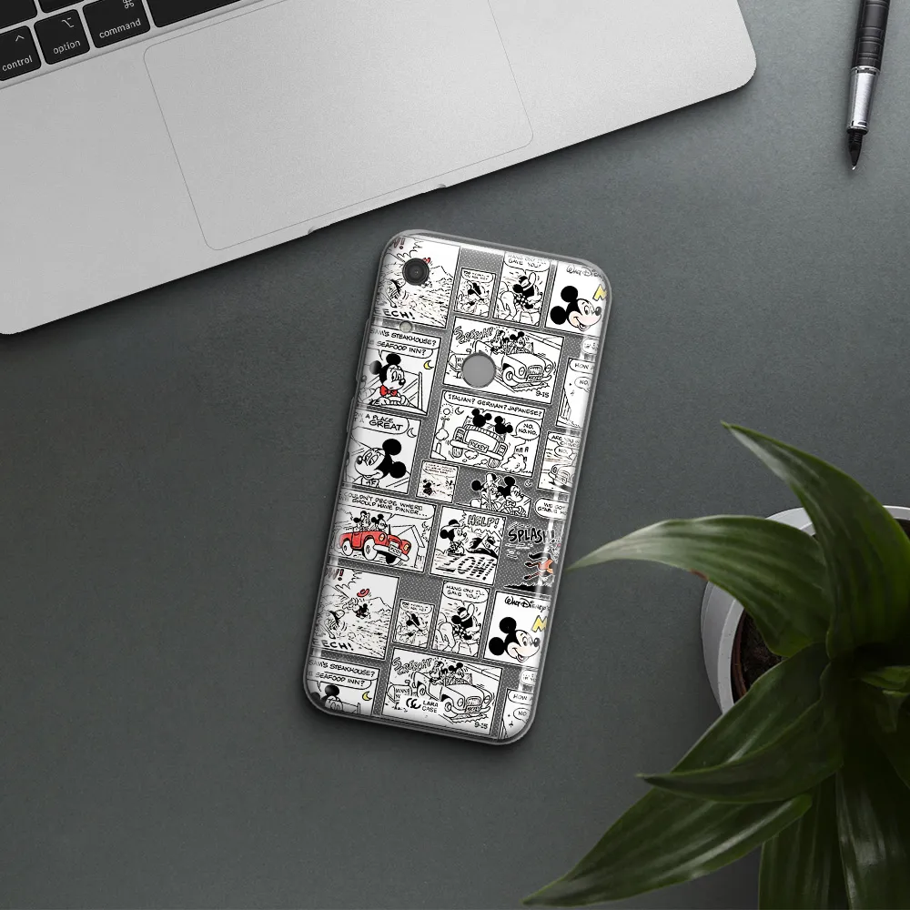 Mickey Mouse Comic Strip Huawei Y6S Clear Tpu Case