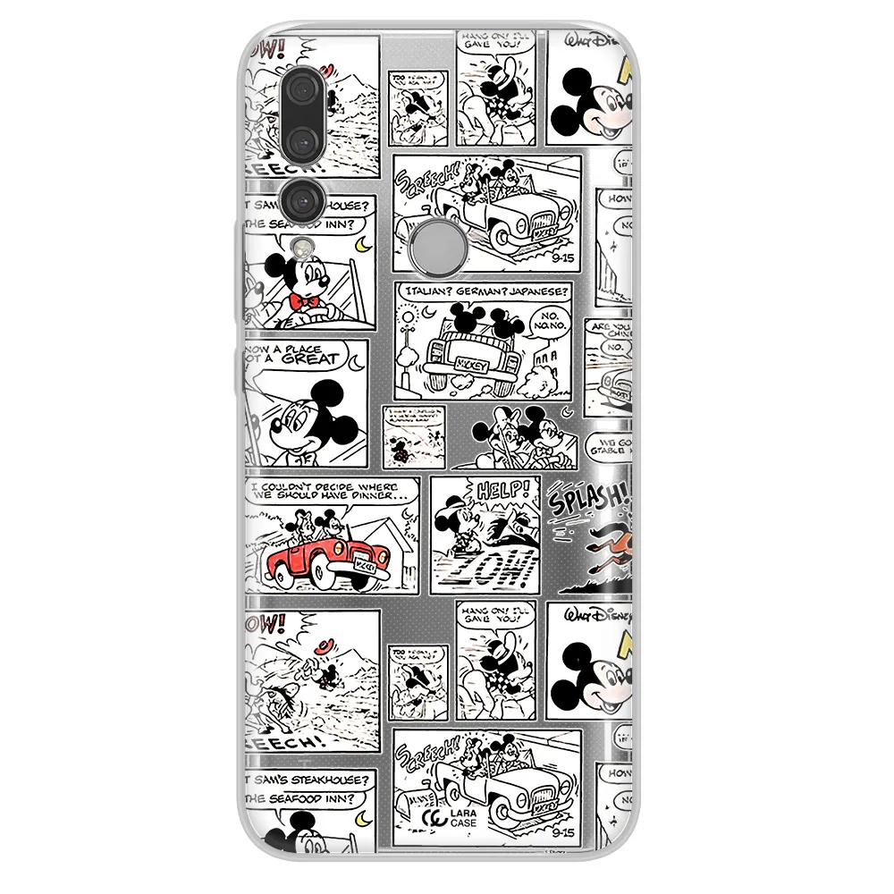 Mickey Mouse Comic Strip Huawei Y9 Prime 2019 Clear Tpu Case