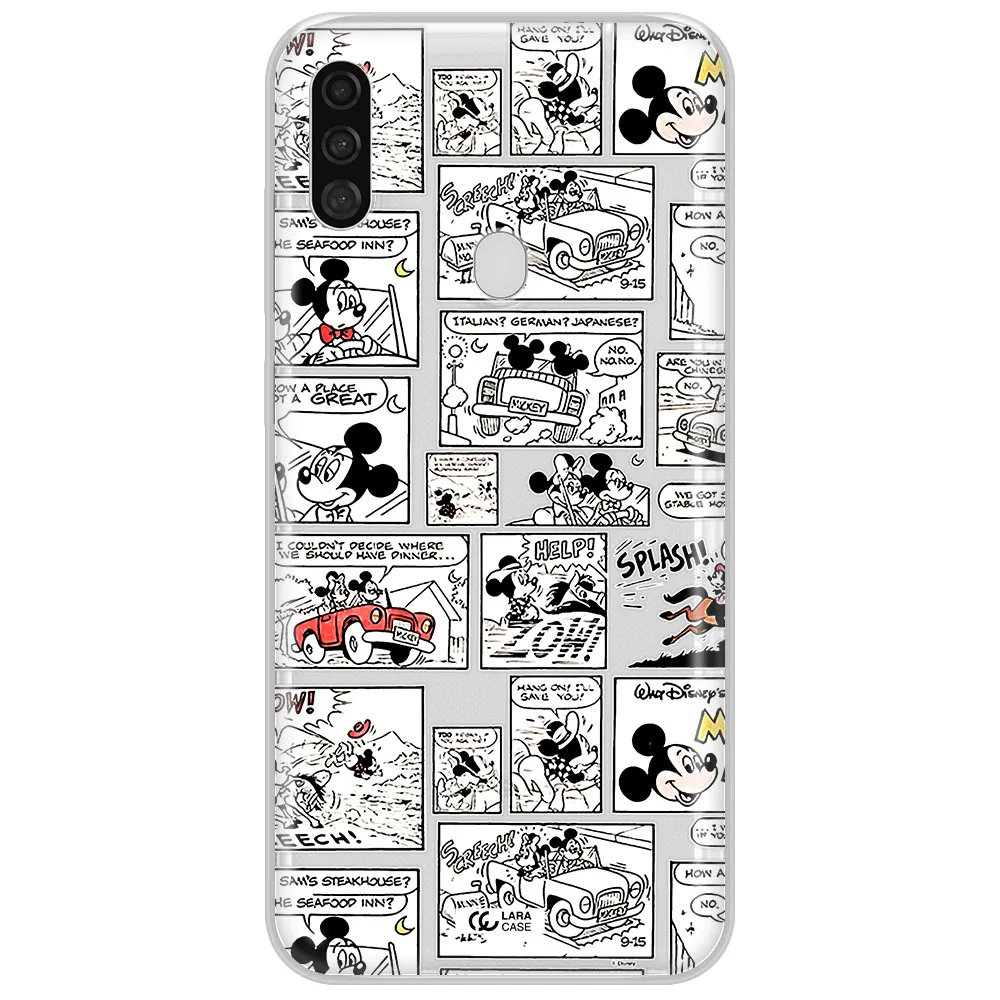 Mickey Mouse Comic Strip Samsung A11 Clear Tpu Case