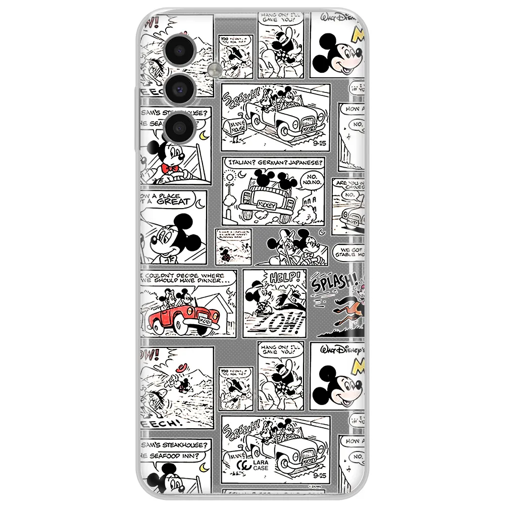 Mickey Mouse Comic Strip Samsung A13 5G Clear Tpu Case