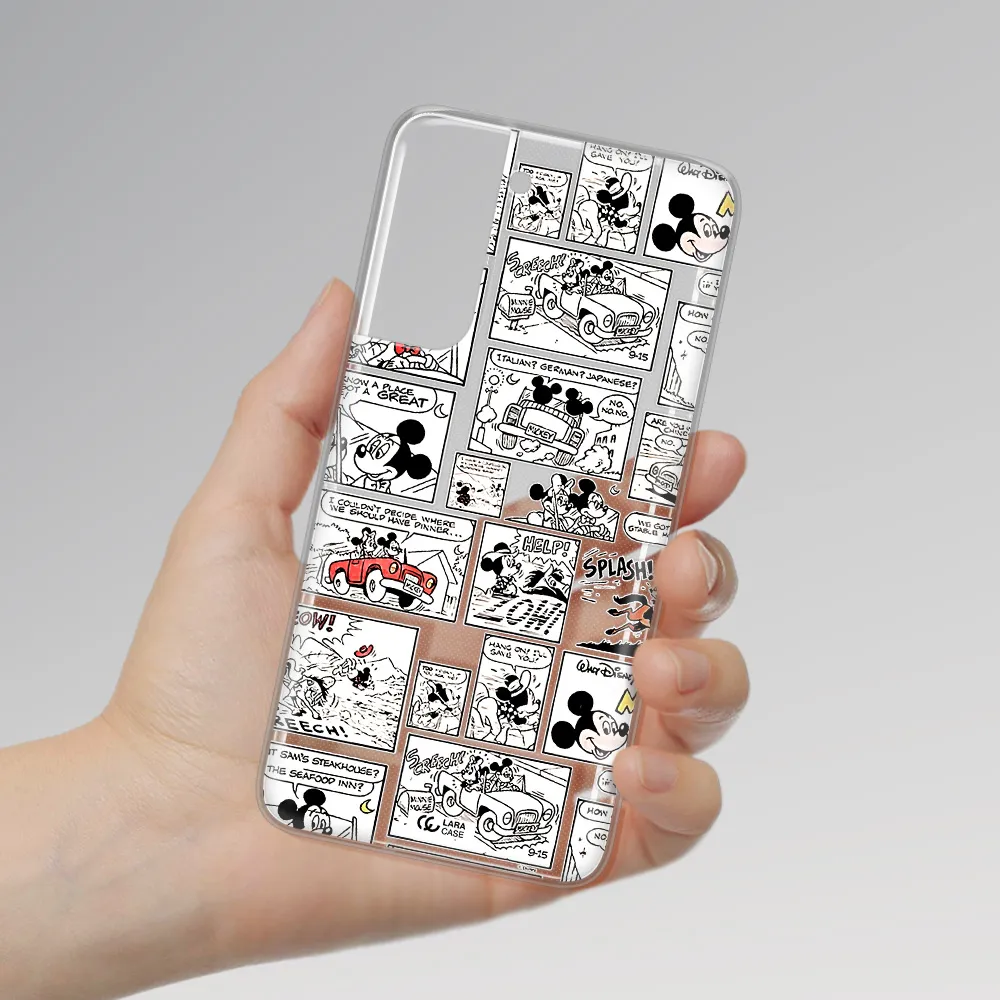Mickey Mouse Comic Strip Samsung A21 Fe Clear Tpu Case