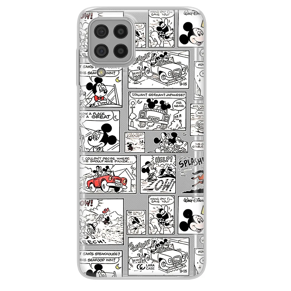 Mickey Mouse Comic Strip Samsung A22 4G Clear Tpu Case