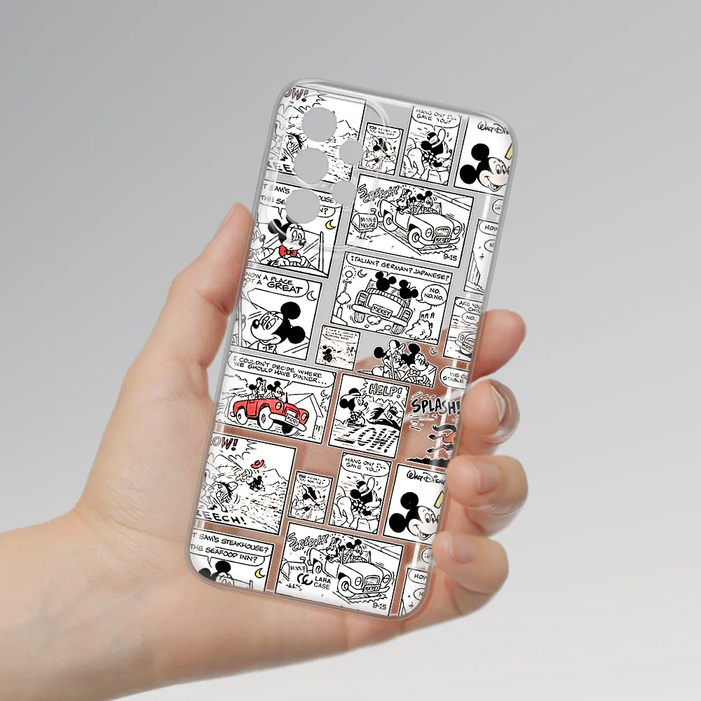 Mickey Mouse Comic Strip Samsung A23 5G Clear Tpu Case