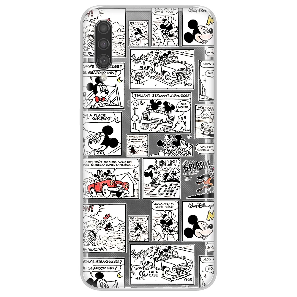 Mickey Mouse Comic Strip Samsung A30S Clear Tpu Case