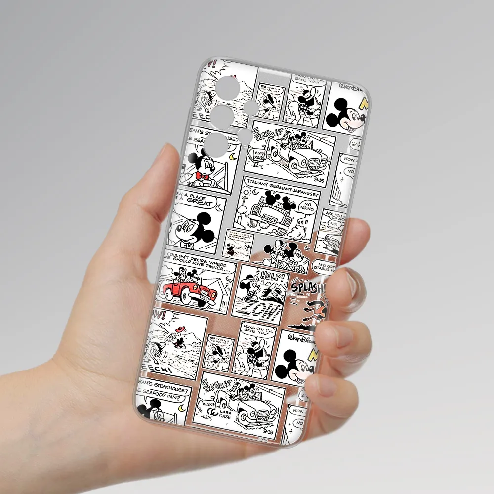 Mickey Mouse Comic Strip Samsung A32 Clear Tpu Case