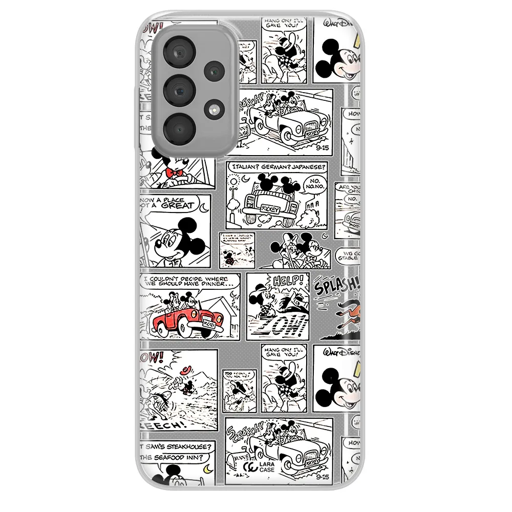 Mickey Mouse Comic Strip Samsung A33 Clear Tpu Case