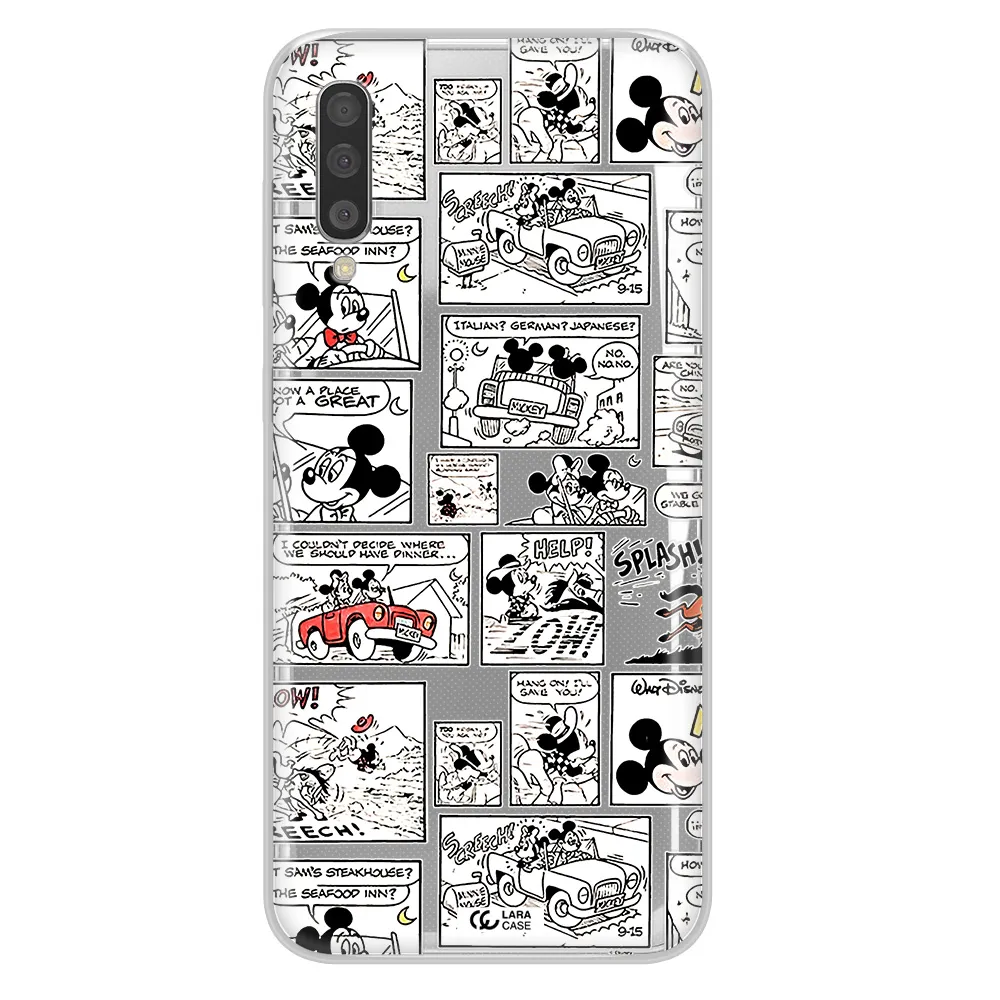 Mickey Mouse Comic Strip Samsung A50S Clear Tpu Case