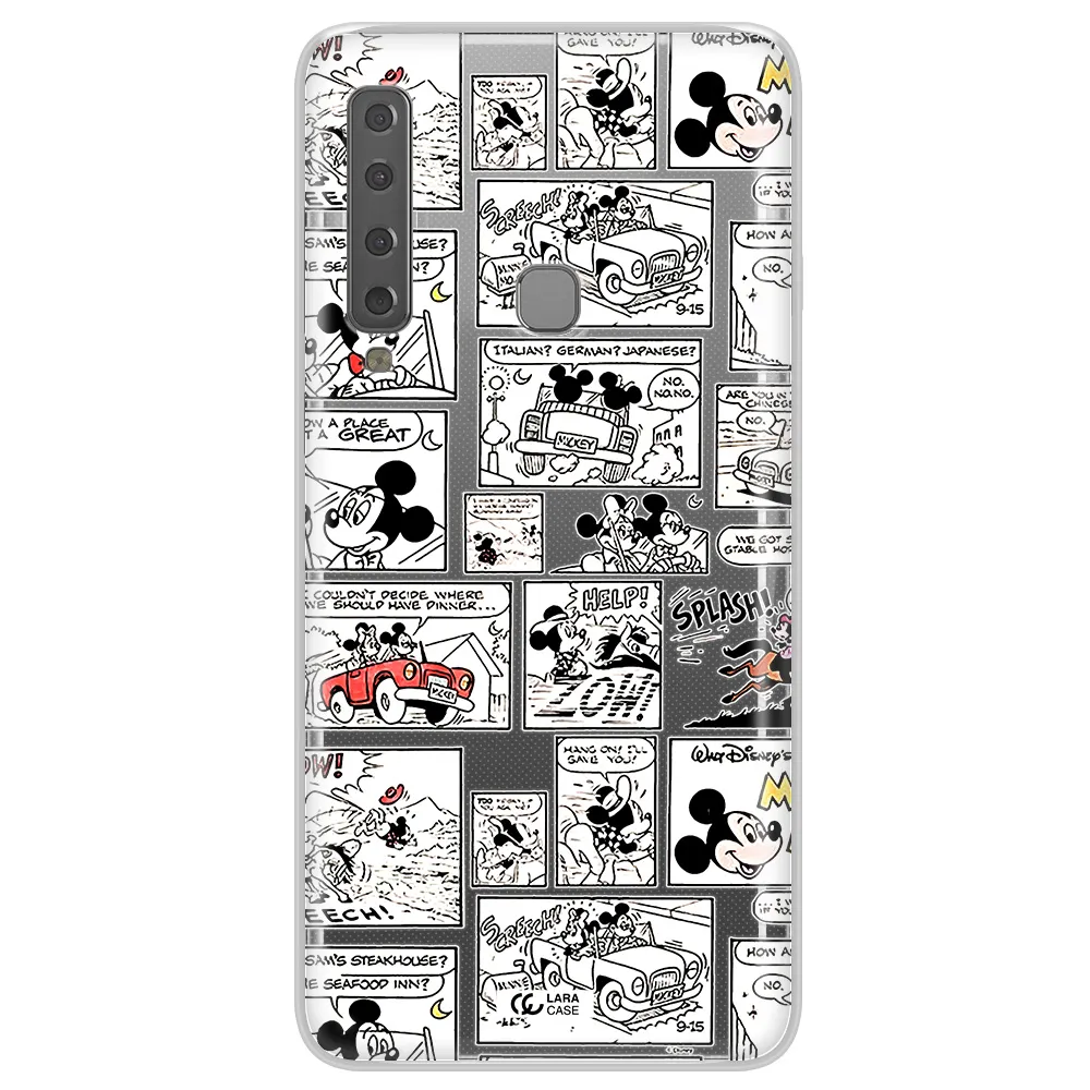 Mickey Mouse Comic Strip Samsung A9 2018 Clear Tpu Case