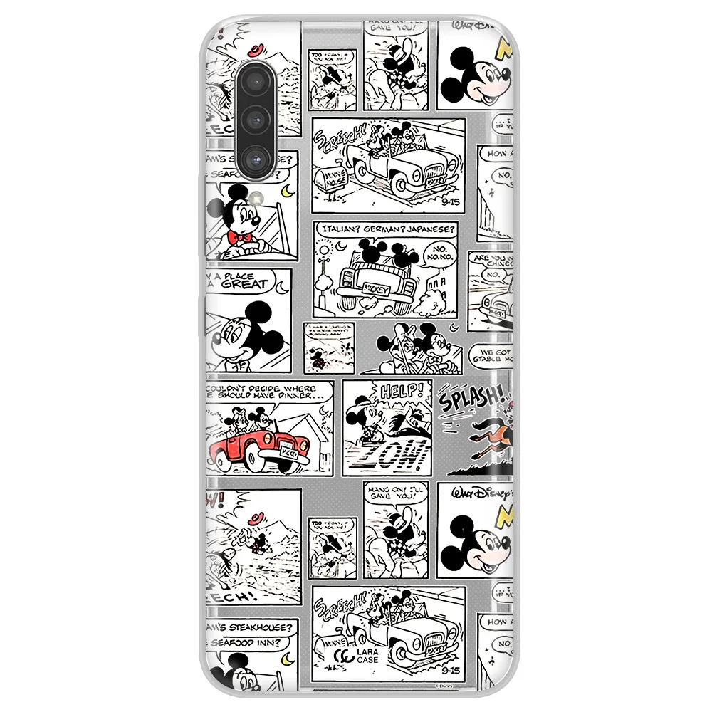 Mickey Mouse Comic Strip Samsung A90 Clear Tpu Case