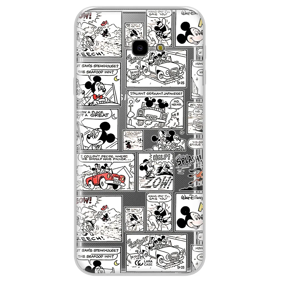 Mickey Mouse Comic Strip Samsung J4 Plus Clear Tpu Case