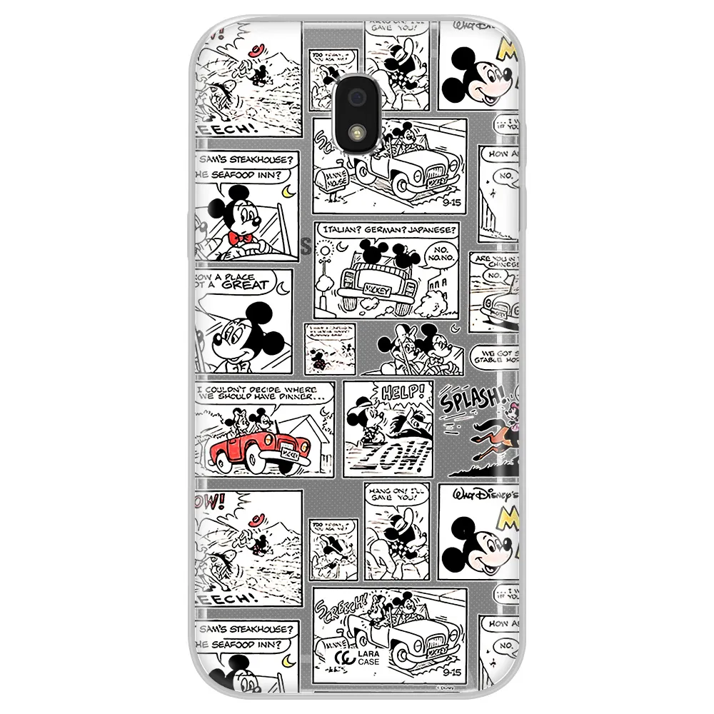 Mickey Mouse Comic Strip Samsung J5 2017 Clear Tpu Case
