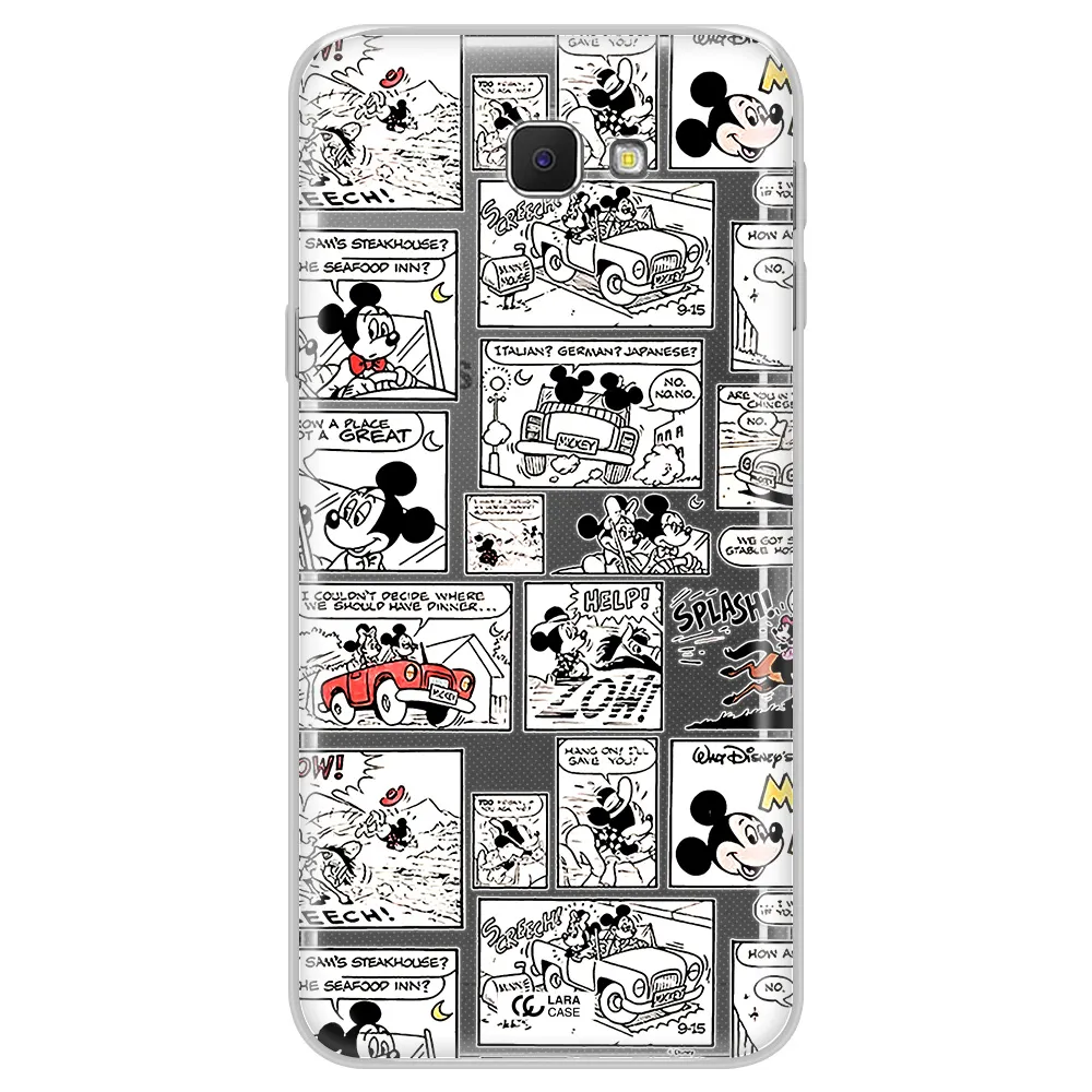 Mickey Mouse Comic Strip Samsung J5 Prime Clear Tpu Case