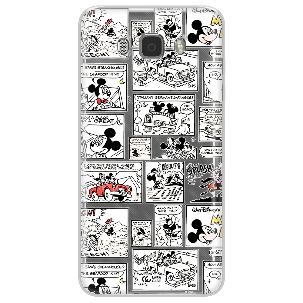 Mickey Mouse Comic Strip Samsung J7 2016 Clear Tpu Case