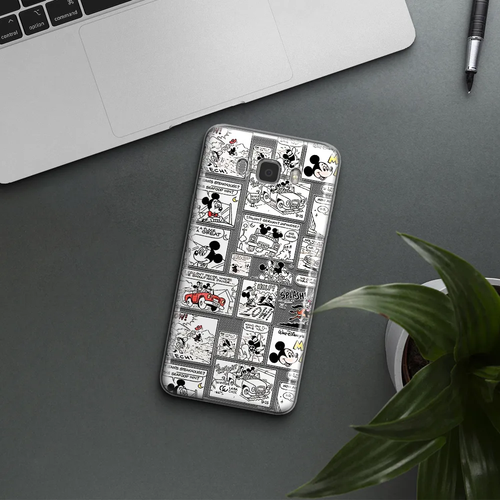 Mickey Mouse Comic Strip Samsung J7 2016 Clear Tpu Case