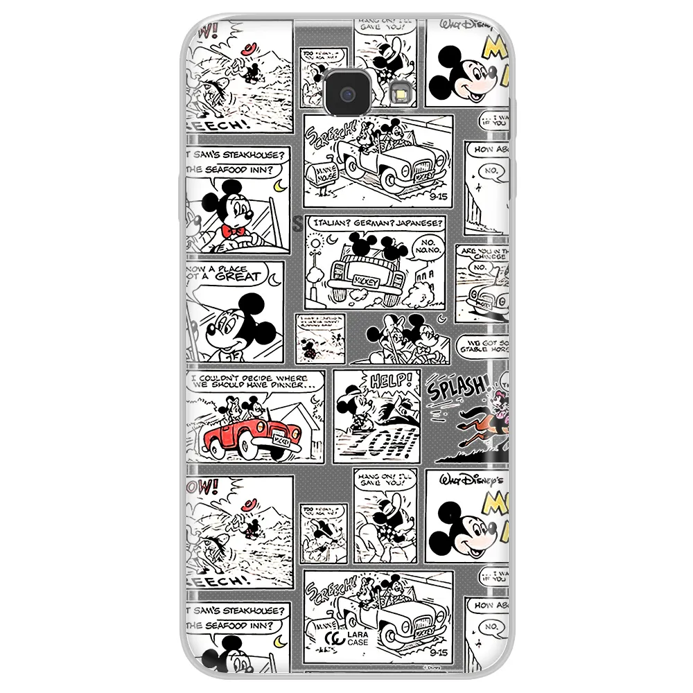 Mickey Mouse Comic Strip Samsung J7 Prim Clear Tpu Case