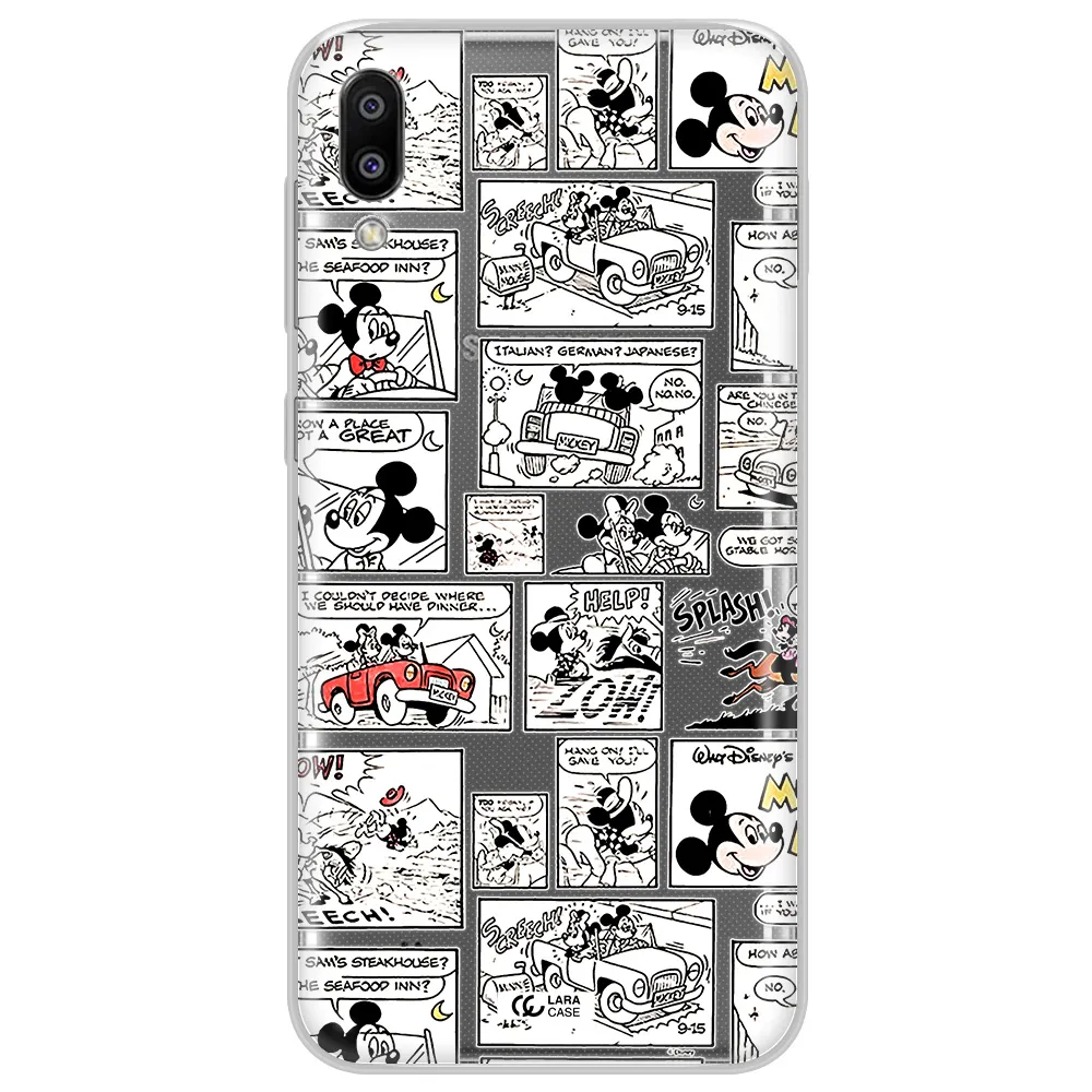 Mickey Mouse Comic Strip Samsung M10 Clear Tpu Case