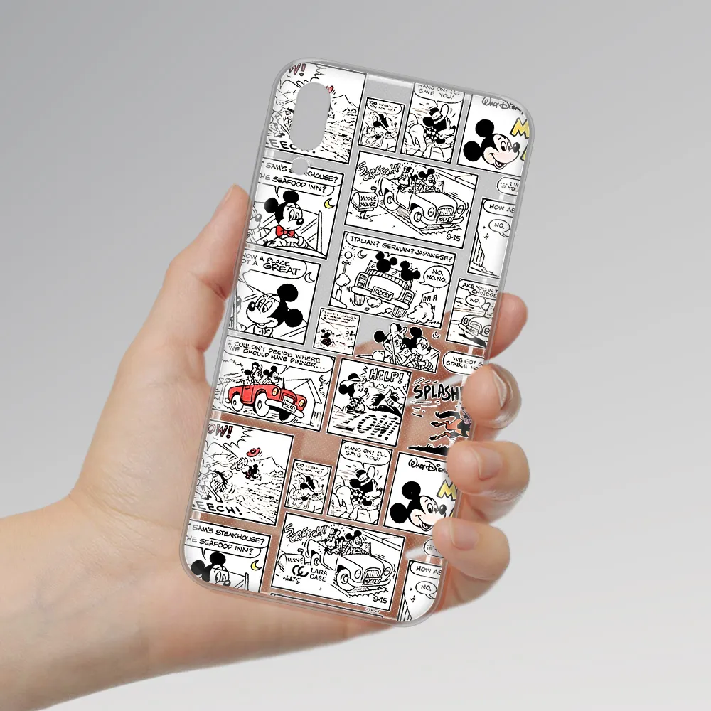 Mickey Mouse Comic Strip Samsung M10 Clear Tpu Case