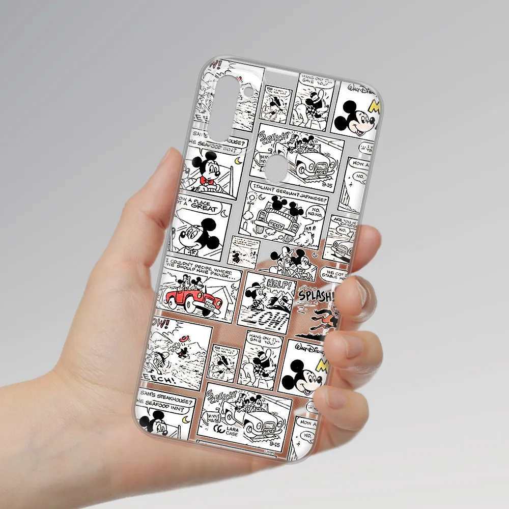 Mickey Mouse Comic Strip Samsung M11 Clear Tpu Case