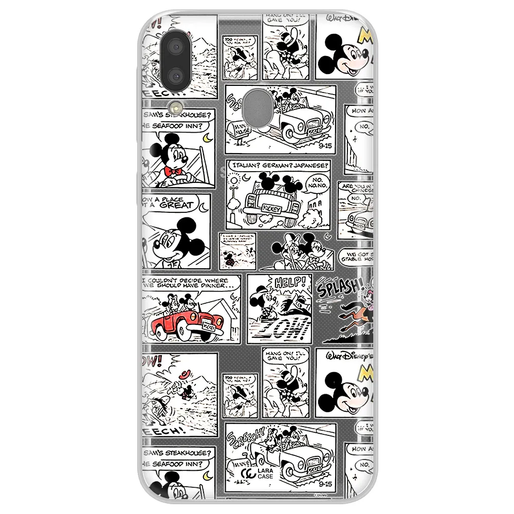 Mickey Mouse Comic Strip Samsung M20 Clear Tpu Case