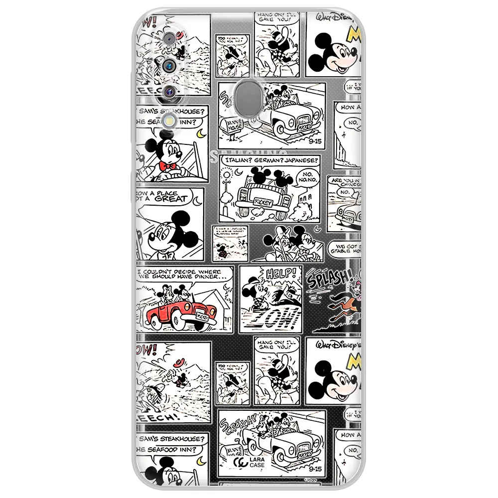Mickey Mouse Comic Strip Samsung M30 Clear Tpu Case