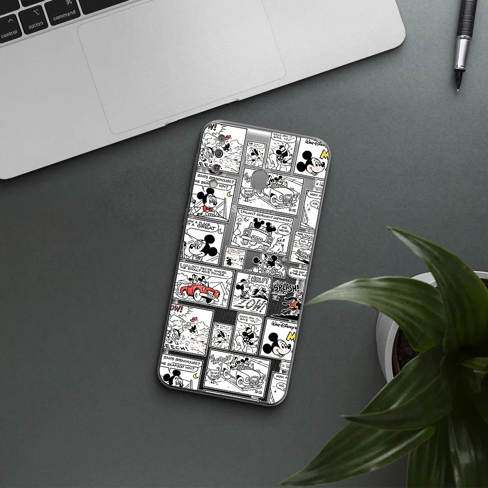 Mickey Mouse Comic Strip Samsung M30 Clear Tpu Case