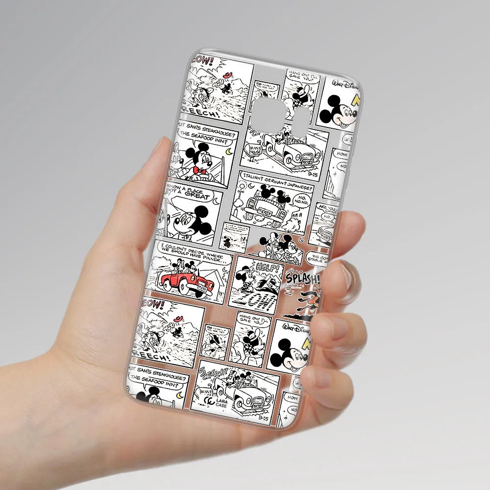 Mickey Mouse Comic Strip Samsung Note 5 Clear Tpu Case
