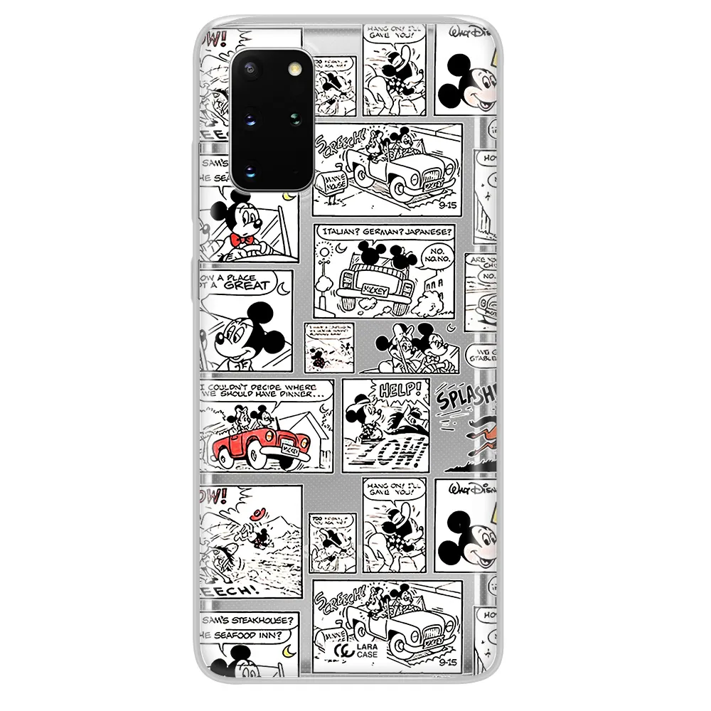 Mickey Mouse Comic Strip Samsung S 20 Plus Clear Tpu Case