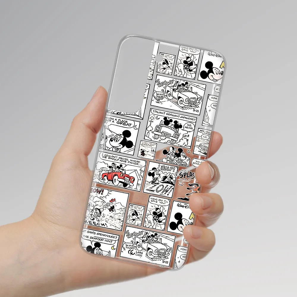 Mickey Mouse Comic Strip Samsung S 22 Clear Tpu Case