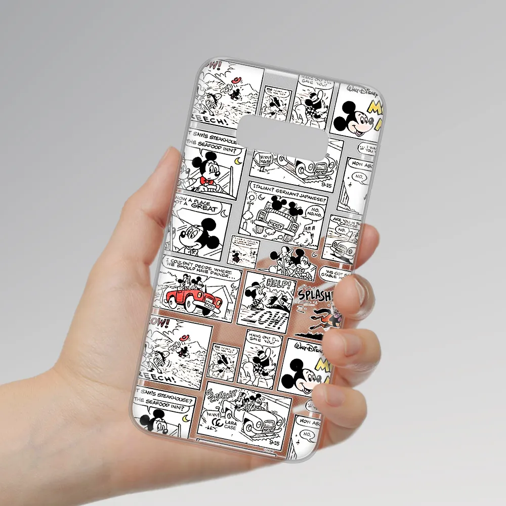 Mickey Mouse Comic Strip Samsung S10E Clear Tpu Case