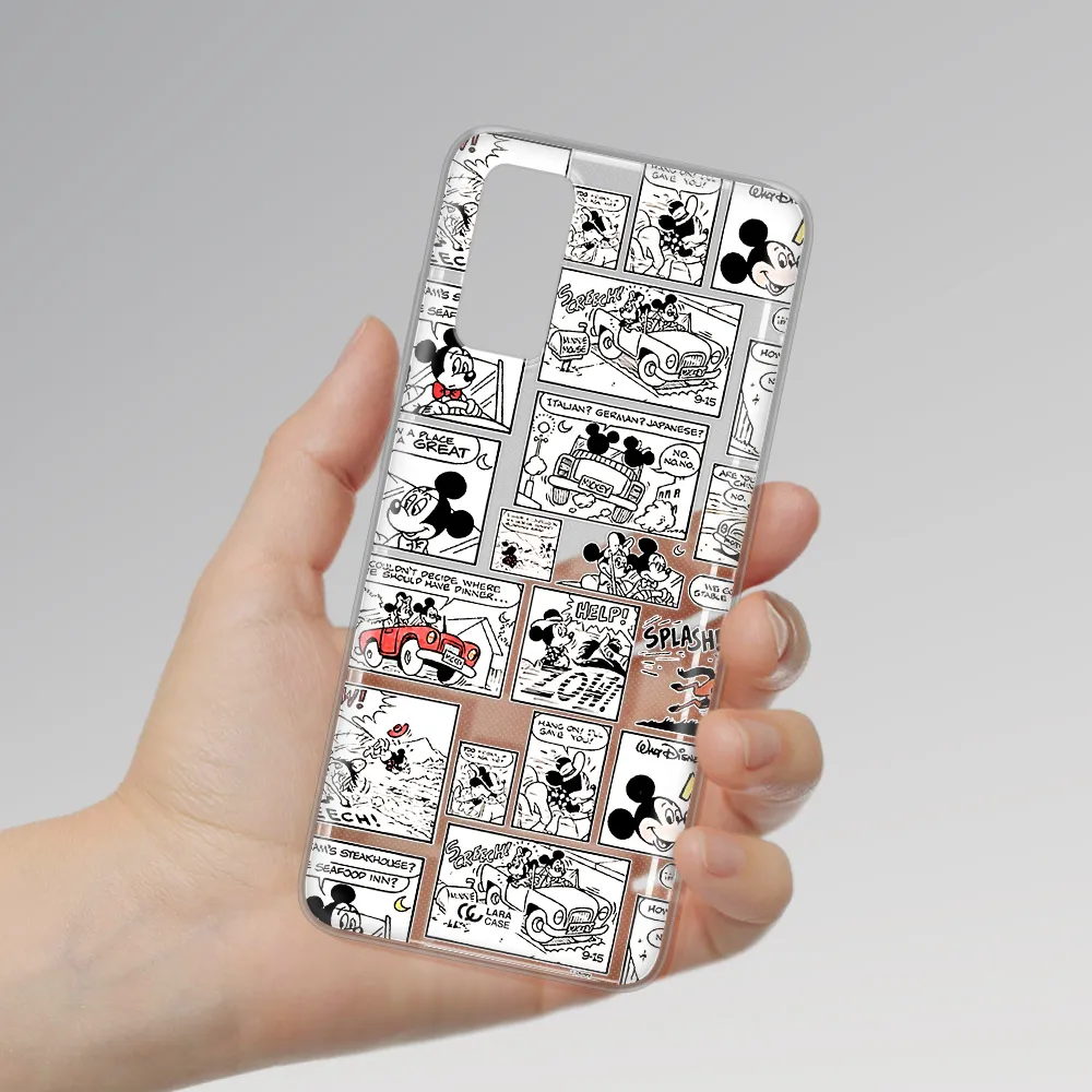 Mickey Mouse Comic Strip Samsung S20 Clear Tpu Case
