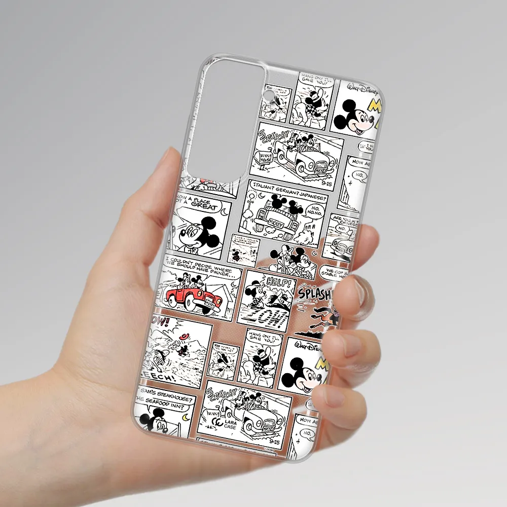 Mickey Mouse Comic Strip Samsung S21 Fe Clear Tpu Case