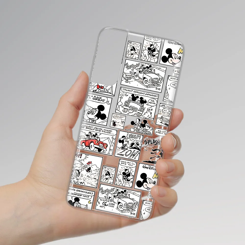 Mickey Mouse Comic Strip Samsung S21 Plus Clear Tpu Case