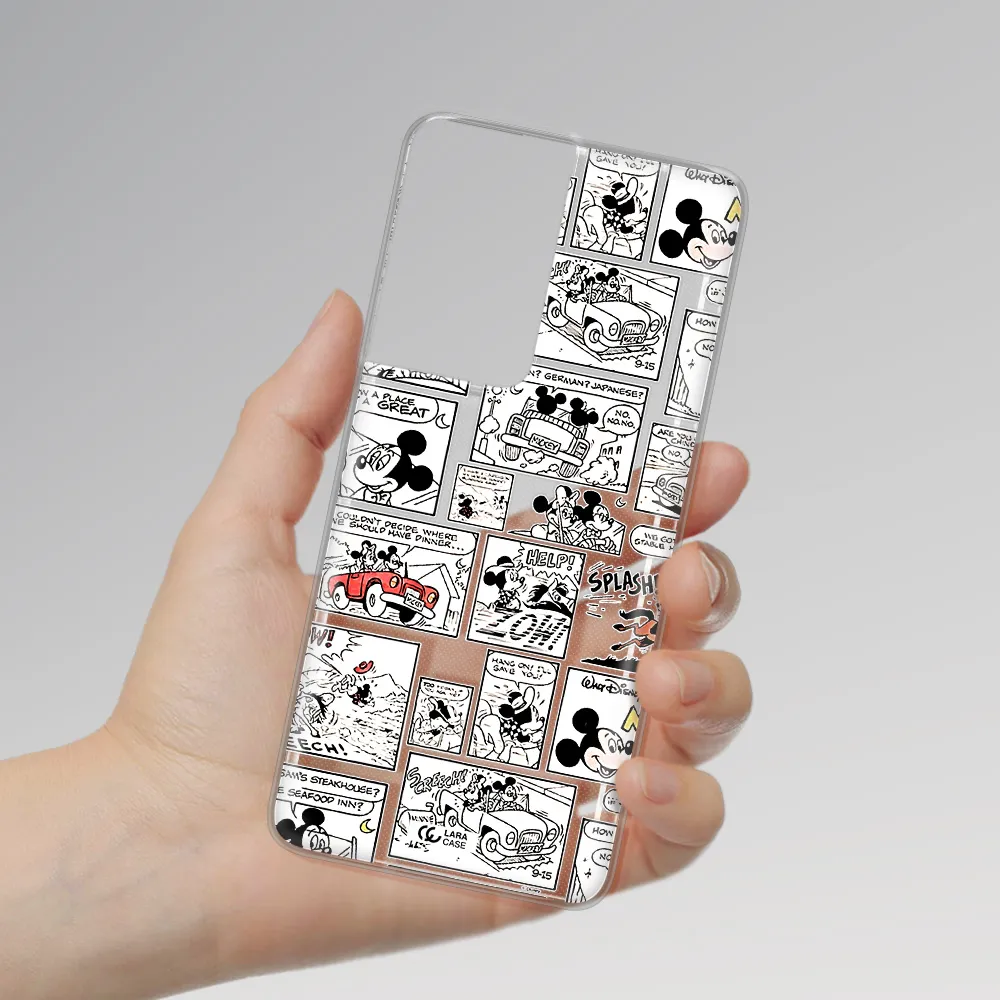 Mickey Mouse Comic Strip Samsung S21 Ultra Clear Tpu Case